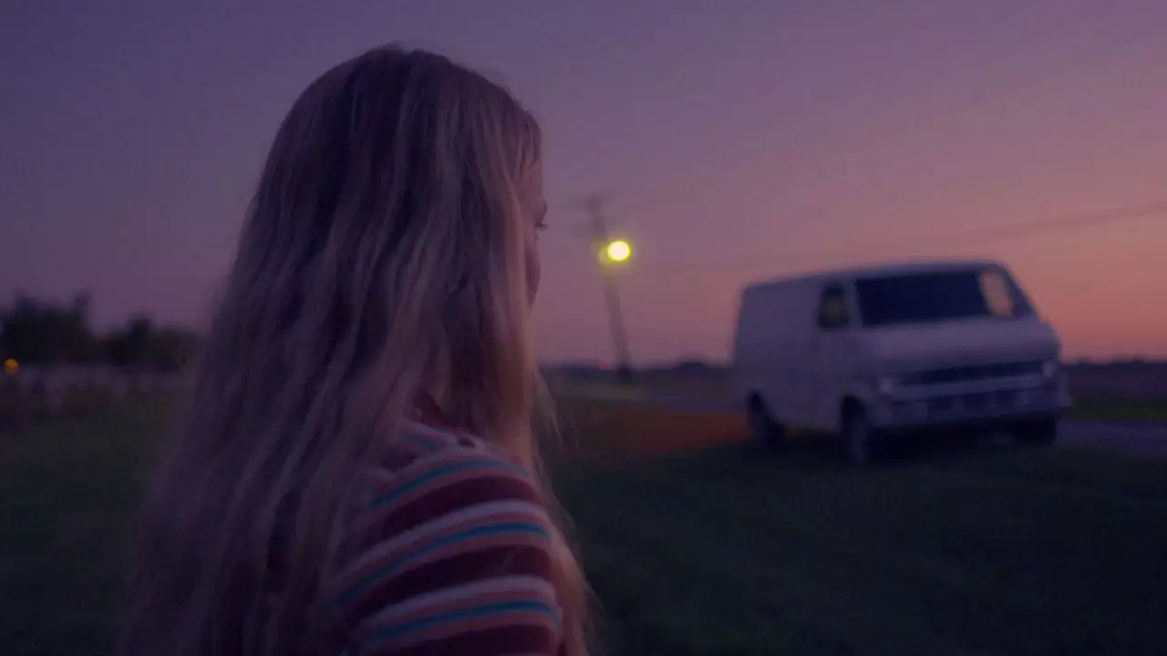 The Man in the White Van Backdrop