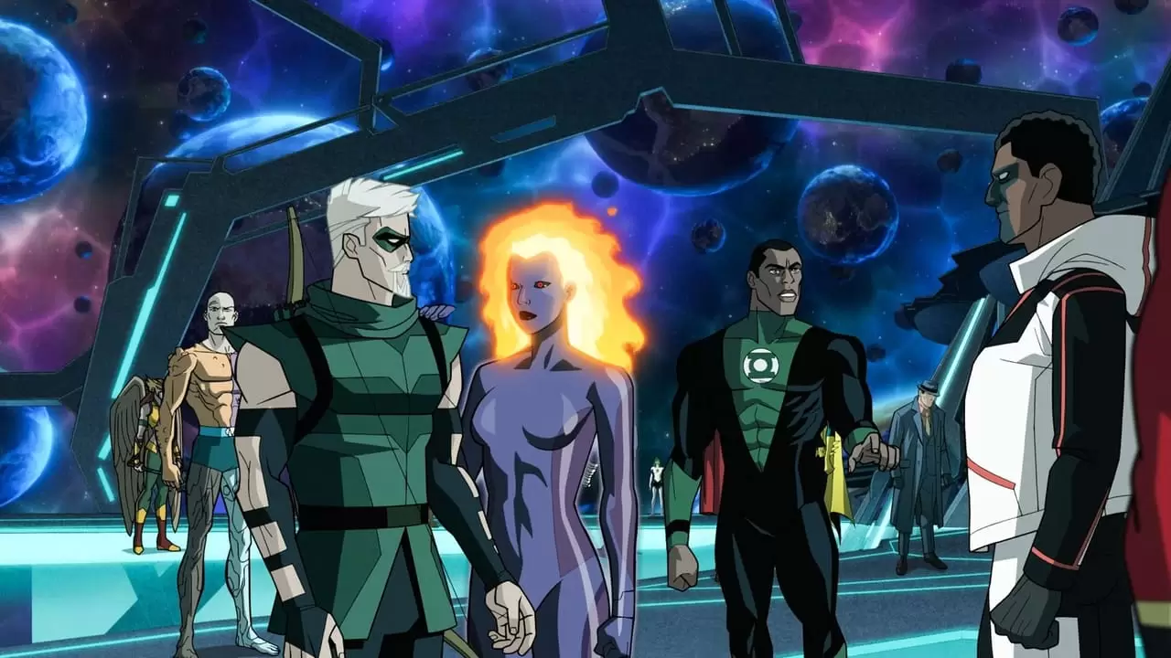 Justice League: Crisis on Infinite Earths - Part One Backdrop