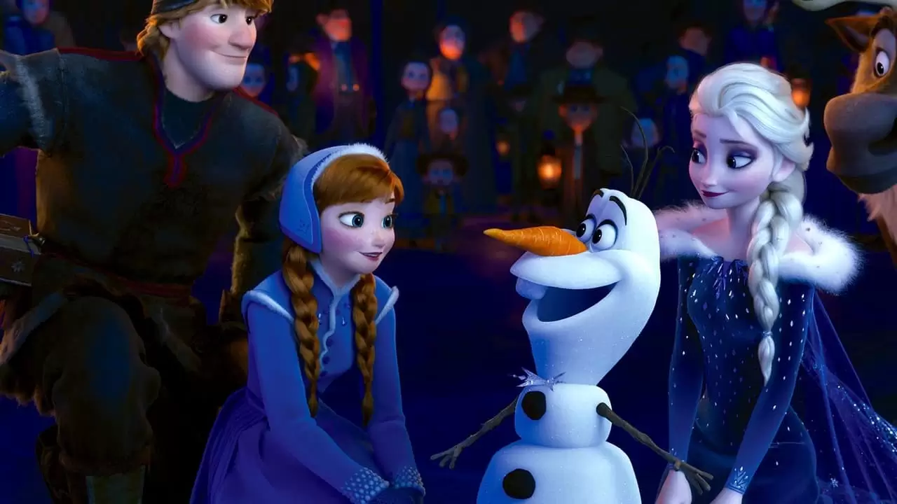 Olaf's Frozen Adventure Backdrop