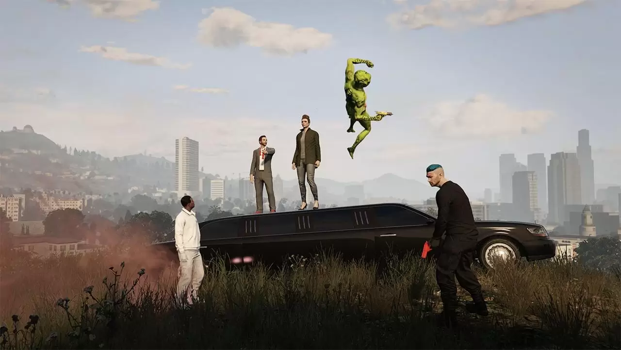 Grand Theft Hamlet Backdrop
