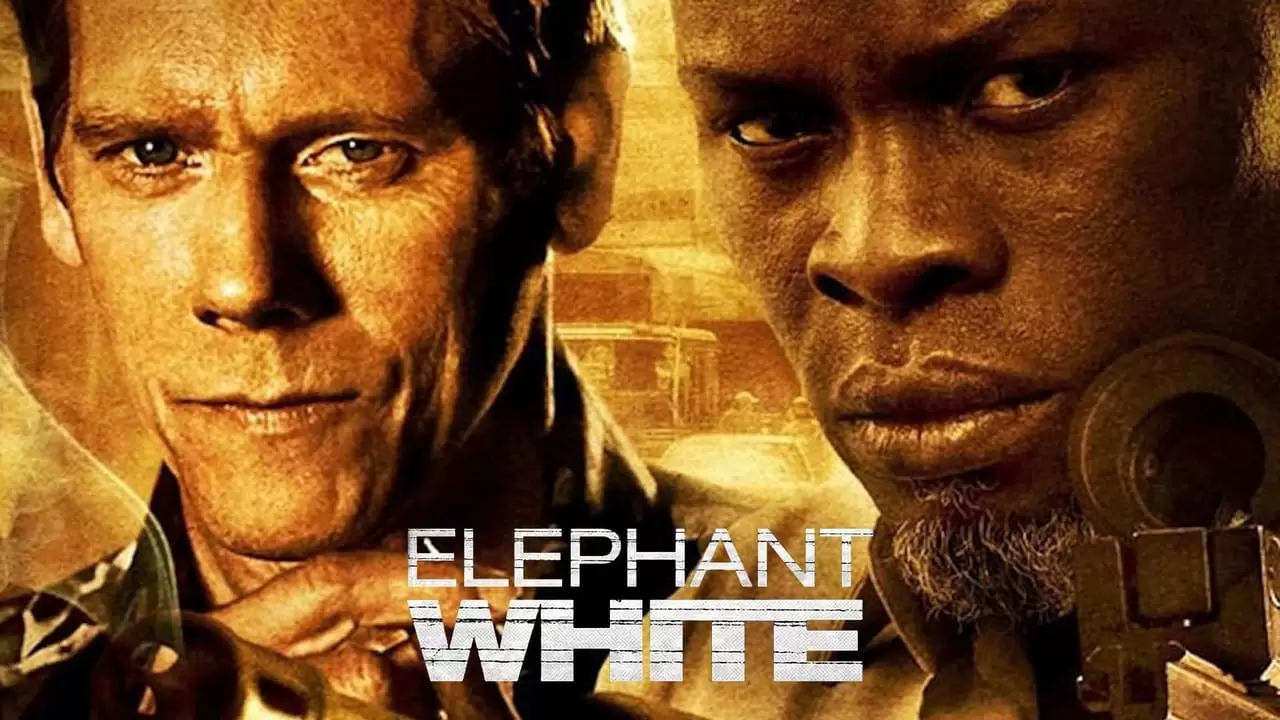 Elephant White Backdrop