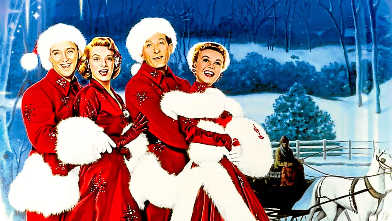 White Christmas Backdrop