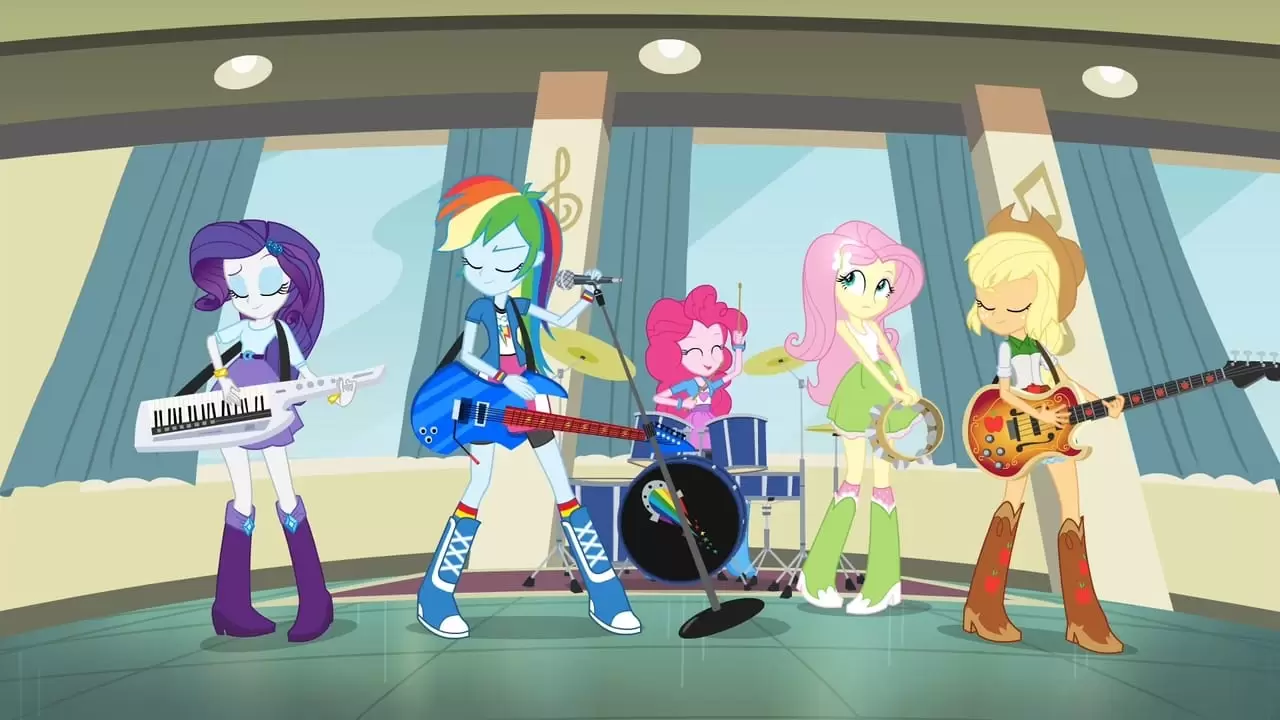My Little Pony: Equestria Girls - Rainbow Rocks Backdrop
