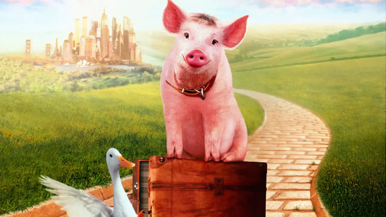 Babe: Pig in the City Backdrop