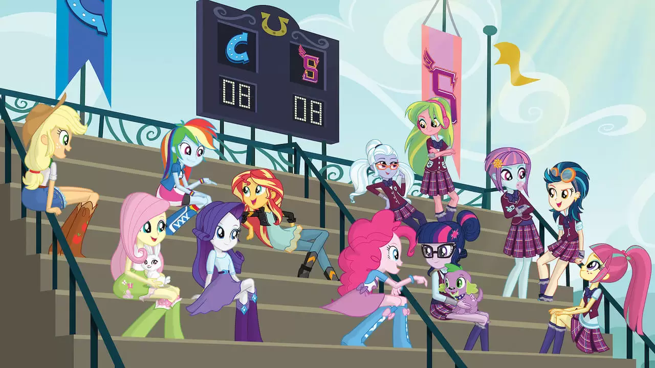 My Little Pony: Equestria Girls - Friendship Games Backdrop