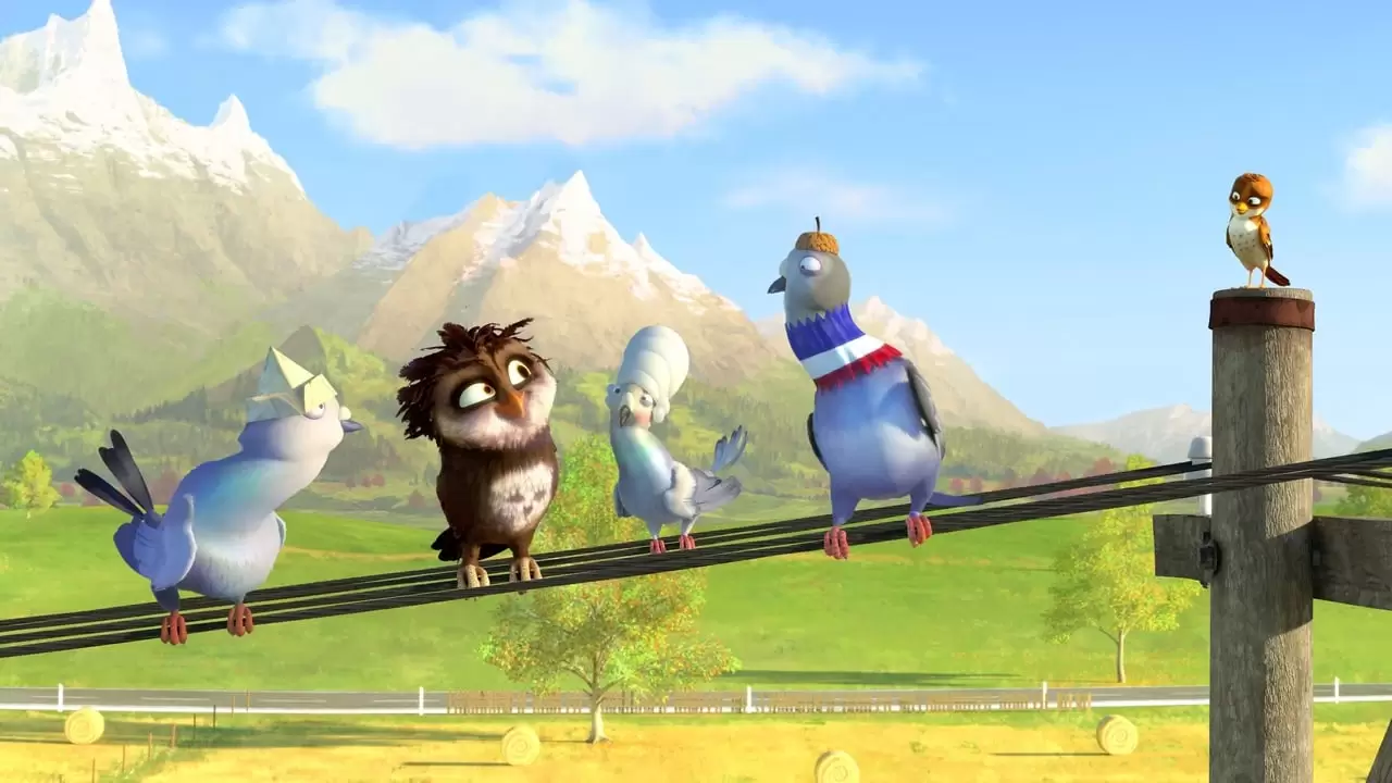 Little Bird's Big Adventure Backdrop
