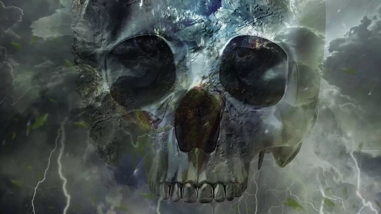 Crystal Skulls Backdrop