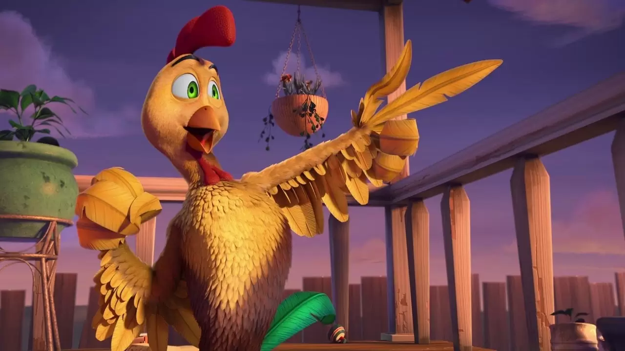 Huevos: Little Rooster's Egg-cellent Adventure Backdrop