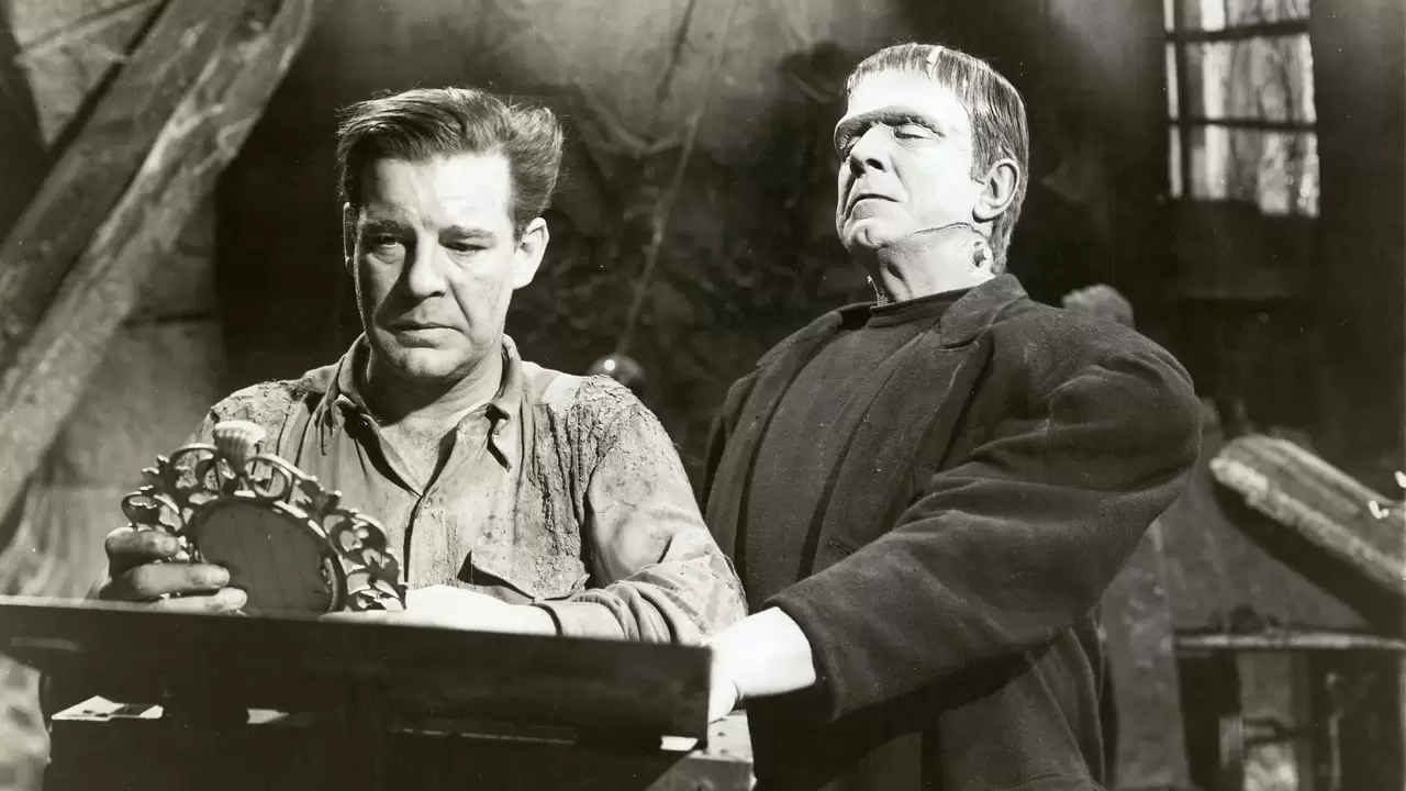 Frankenstein Meets the Wolf Man Backdrop