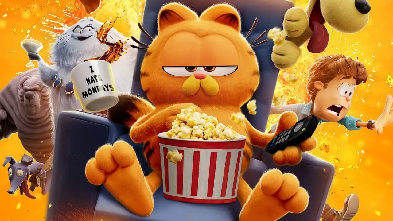 The Garfield Movie Backdrop