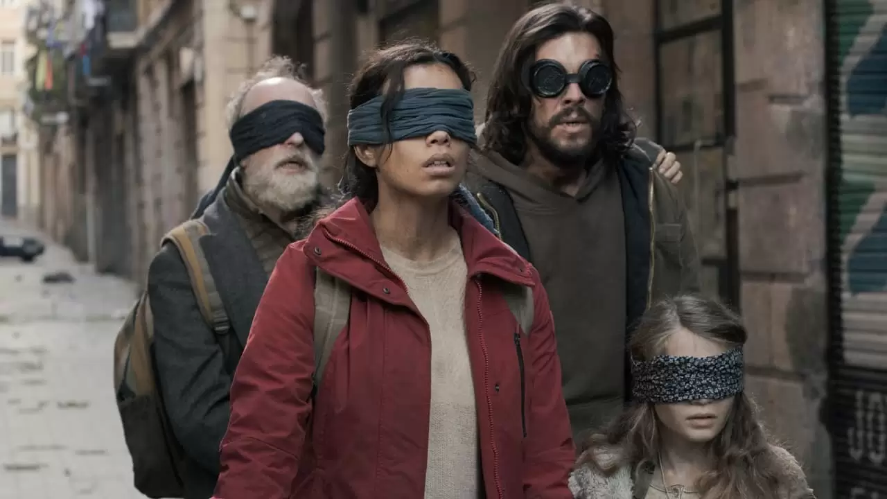 Bird Box Barcelona Backdrop