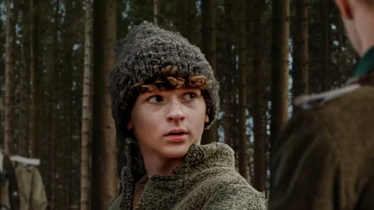 The Boy in the Woods Backdrop