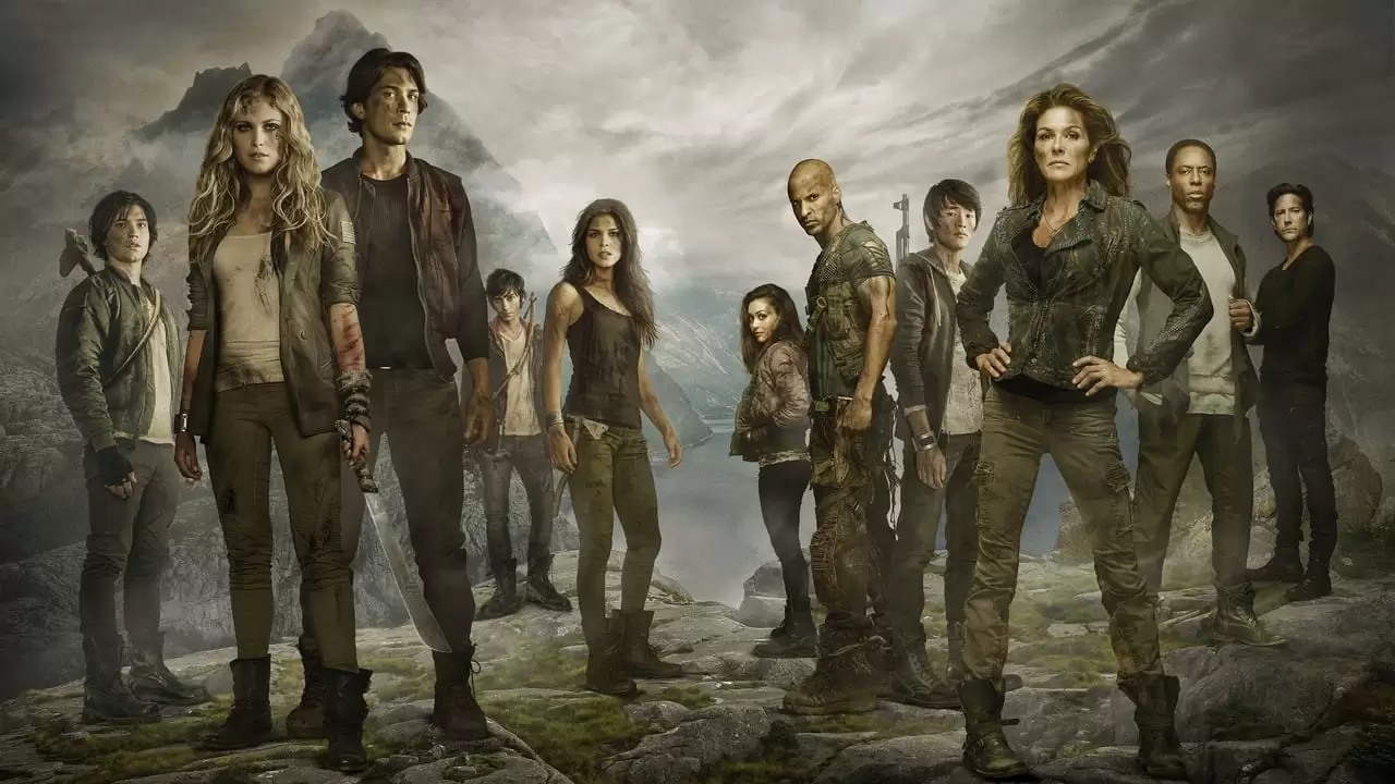 The 100 Backdrop