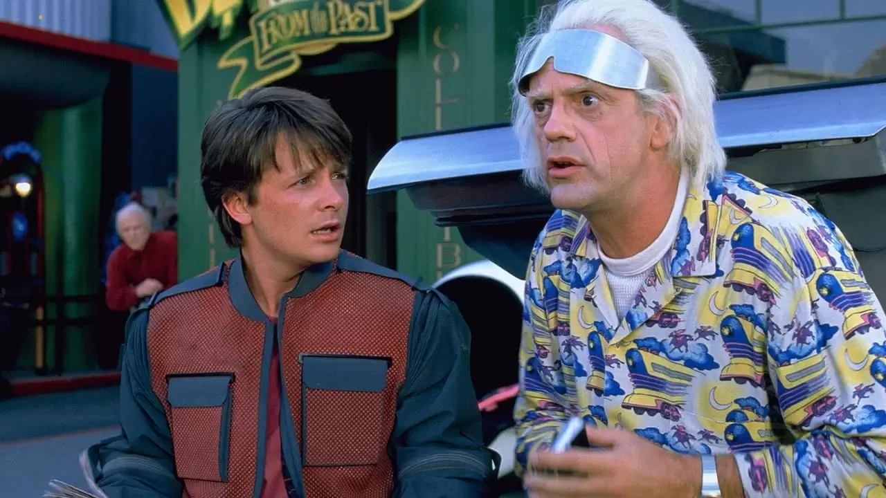 Back to the Future Part II Backdrop