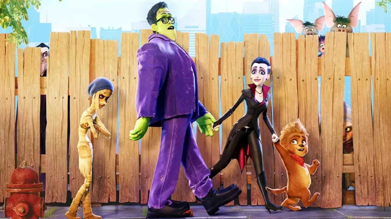Monster Family Backdrop