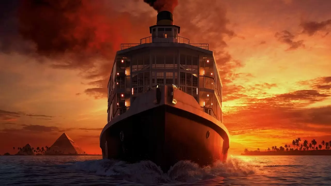 Death on the Nile Backdrop