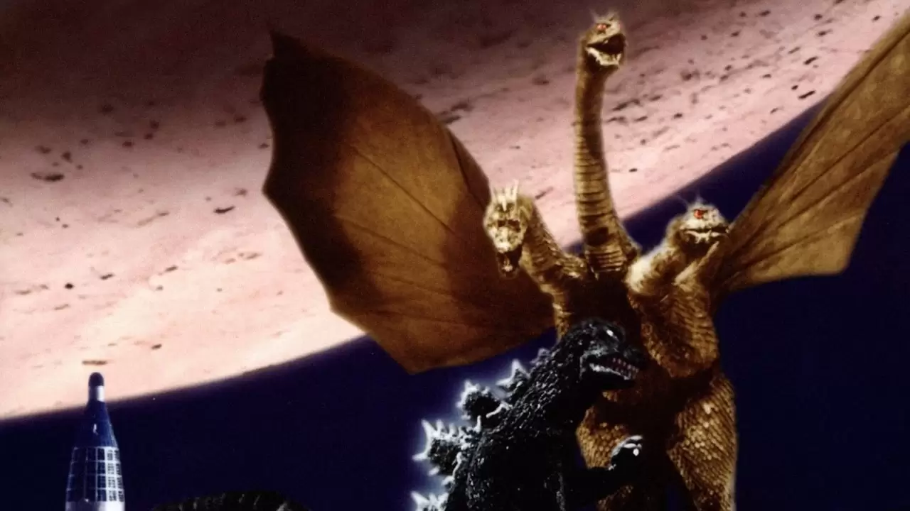 Invasion of Astro-Monster Backdrop