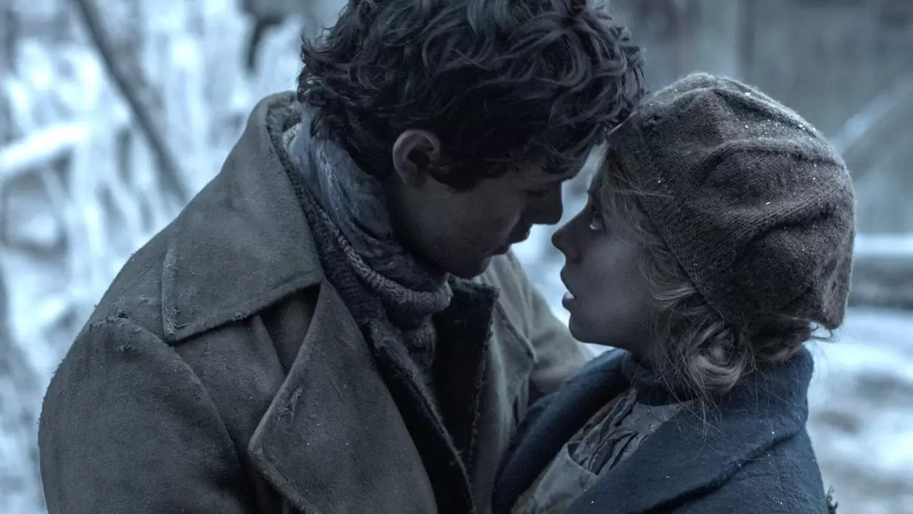 Ashes in the Snow Backdrop