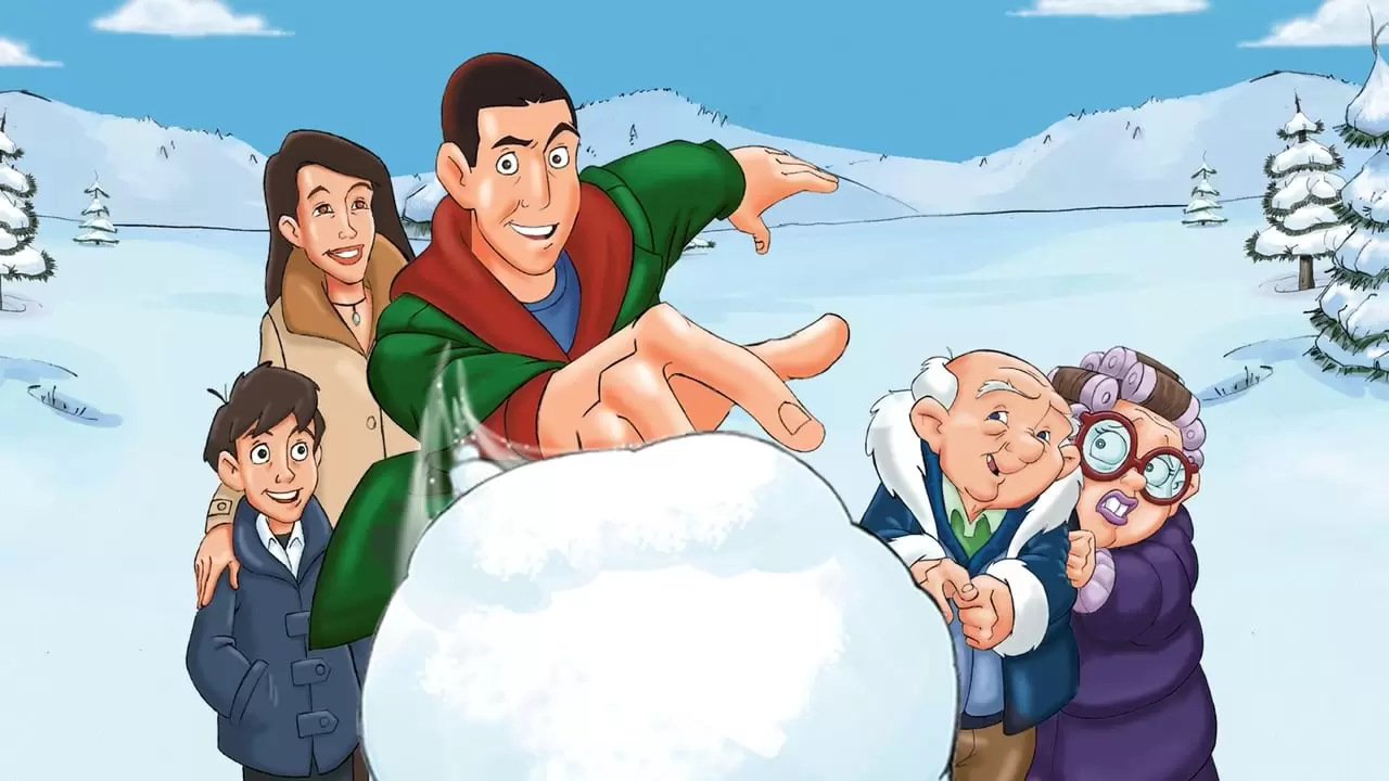Eight Crazy Nights Backdrop