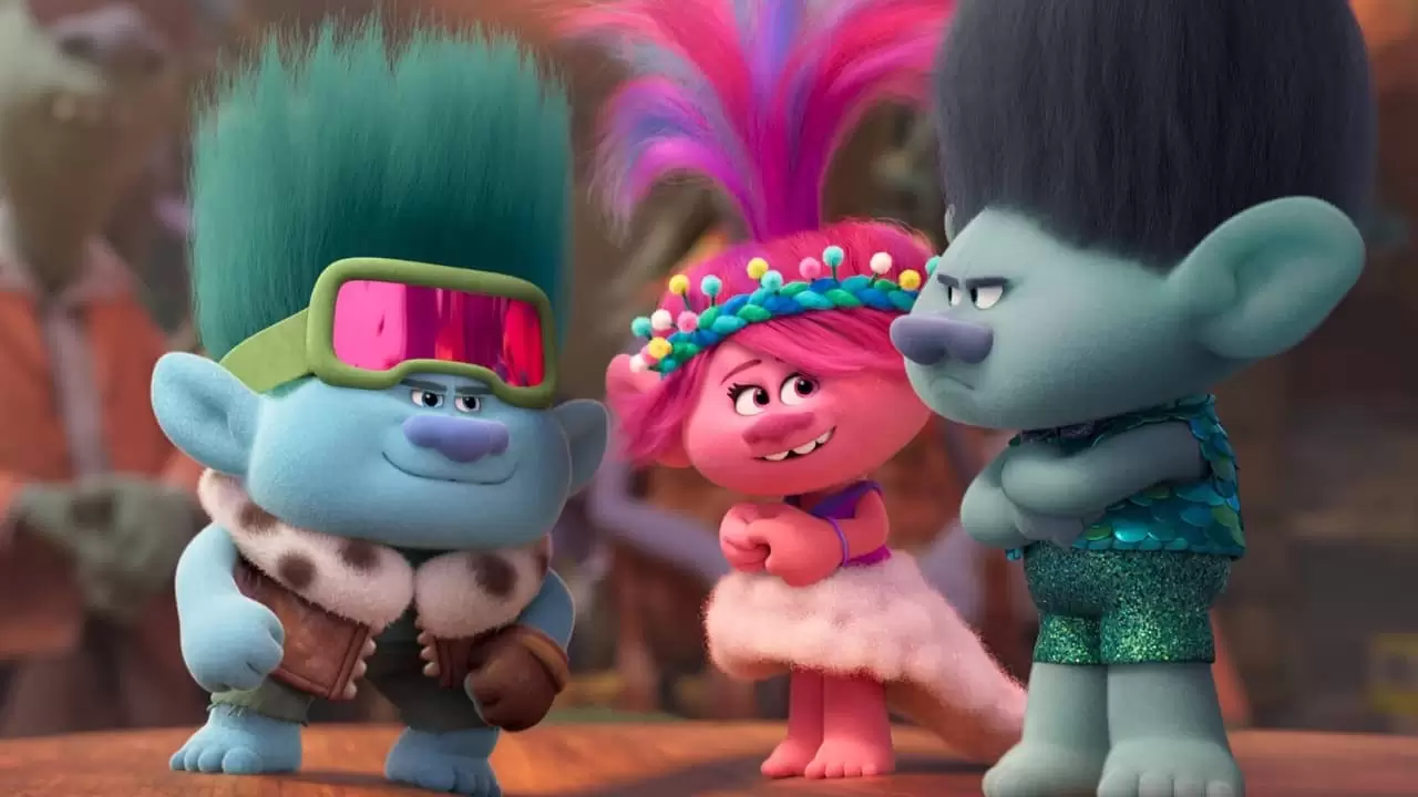 Trolls Band Together Backdrop
