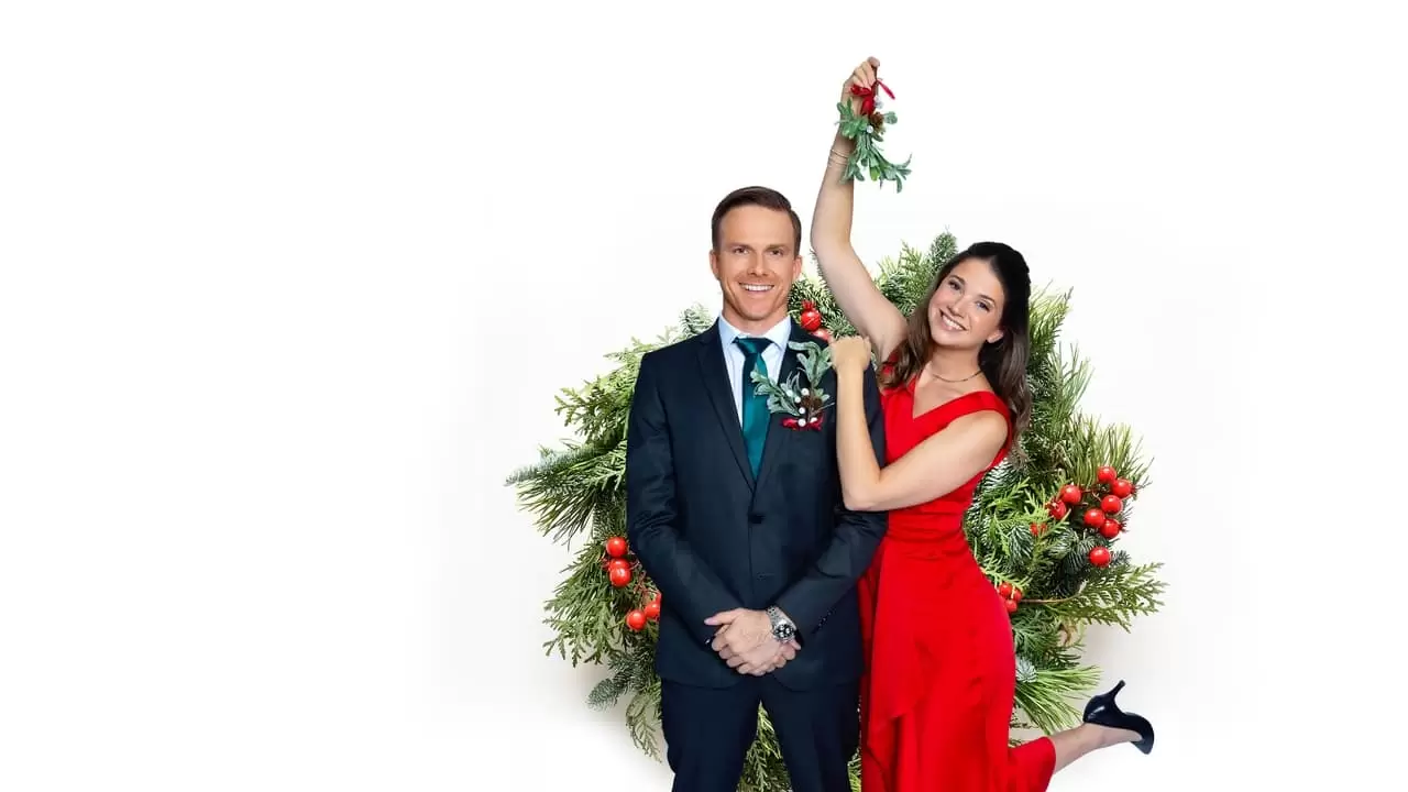 Meet Me Under the Mistletoe Backdrop