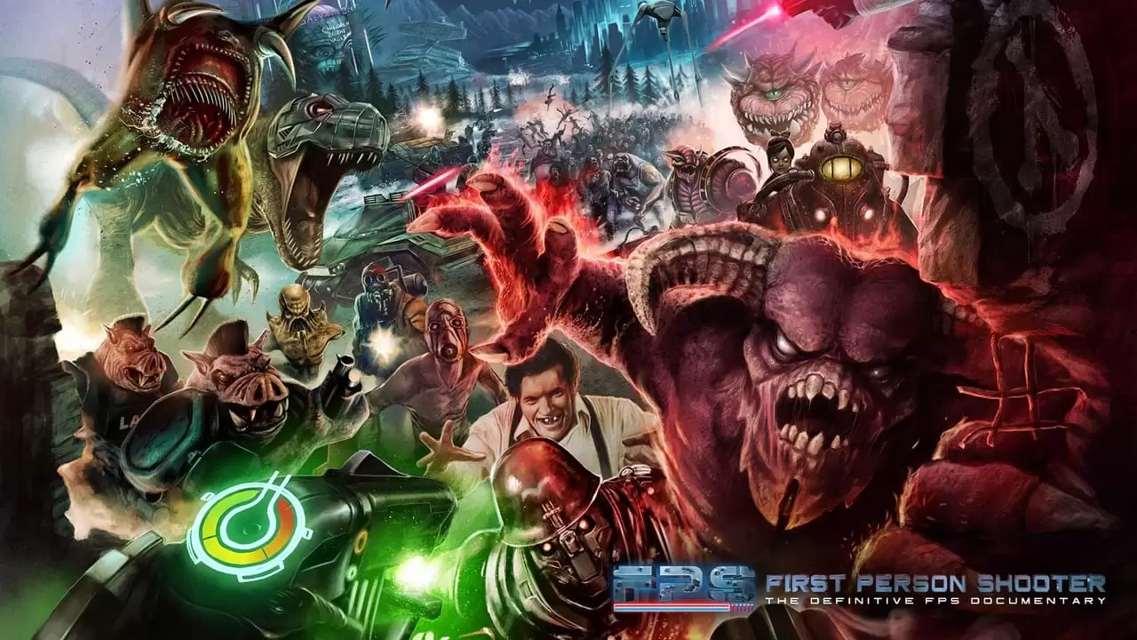 FPS: First Person Shooter Backdrop