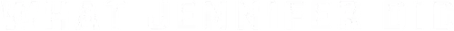 What Jennifer Did Logo