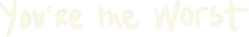 You're the Worst Logo