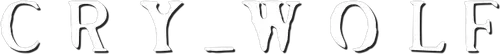 Cry Wolf Logo