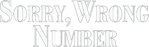 Sorry, Wrong Number Logo