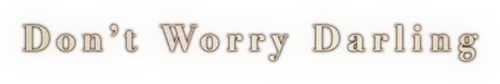 Don't Worry Darling Logo