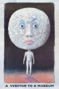Visitor of a Museum Poster