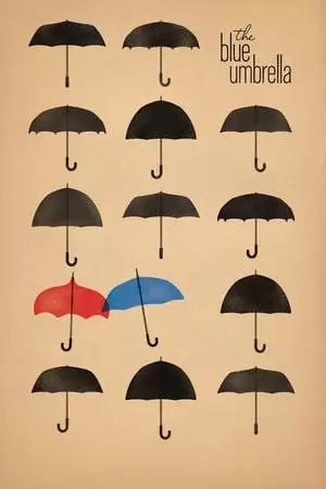The Blue Umbrella Poster